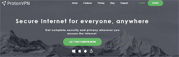 ProtonVPN - Mac 的最佳免费VPN，具有无限的数据