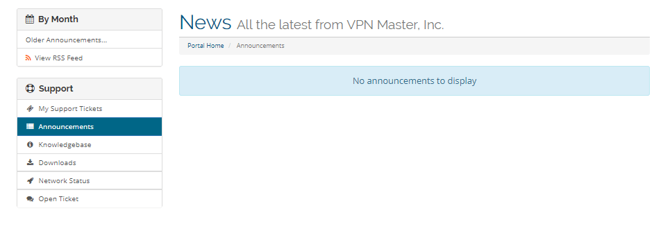 VPN-Master-Announcements