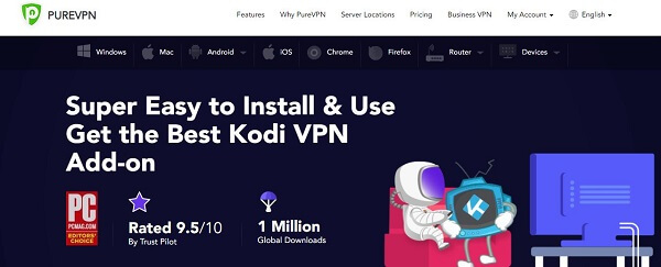 第一步安装purevpnVPN为Kodi