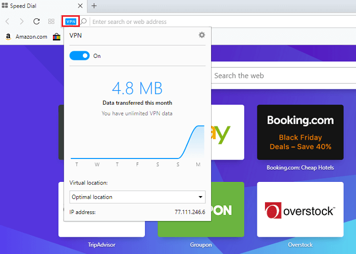 Opera-VPN 换浏览器