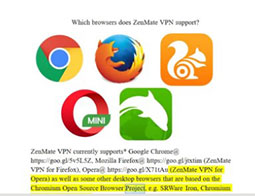 浏览器VPN Zenmate