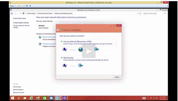 Windows 10 VPN设置 - 步骤3