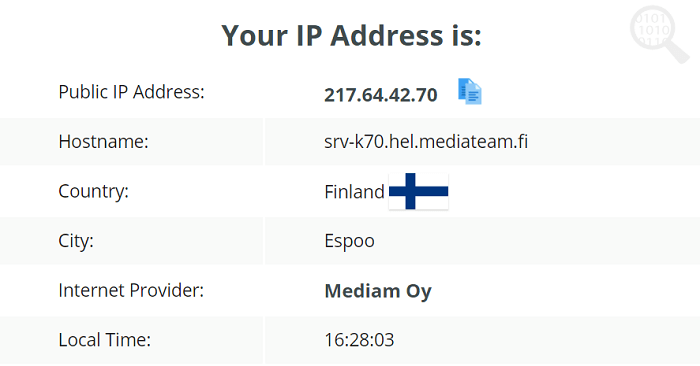 IP-Leak-OneVPN