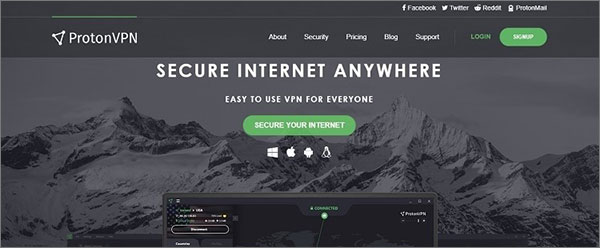 ProtonVPN-is-the-best-free-Encrypted-VPN-available