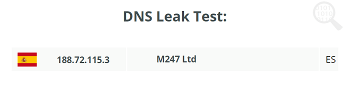 DNS-Leak-Test-Hide.me-in-Spain