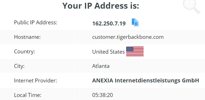 TigerVPN-IP-Leak-Test-in-USA