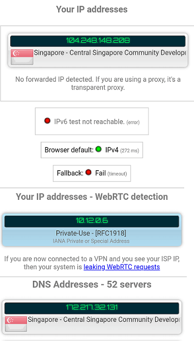 TURBO-VPN-IP-DNS-WEBRTC-TEST