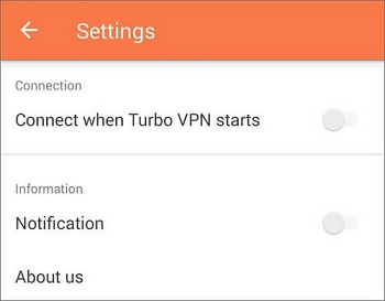 Turbo-vpn-settings
