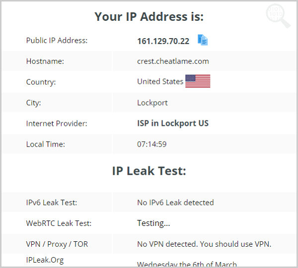 IP泄漏测试-AVG-Secure-VPN