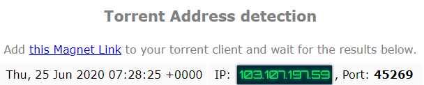 IPVanish torrent lektest