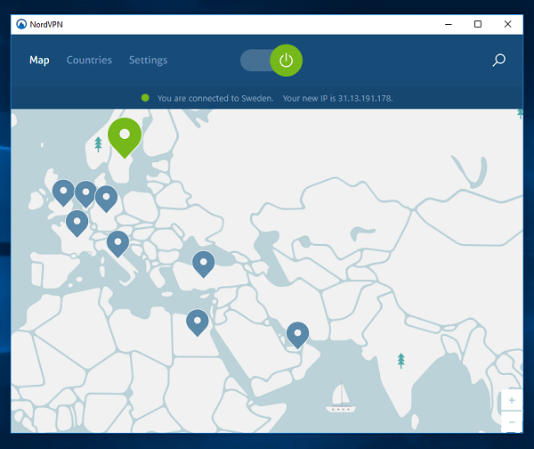 NordVPN-Connected-to-Sweden