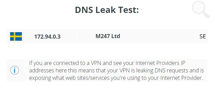 DNS-Leak-Celo-VPN-in-France 