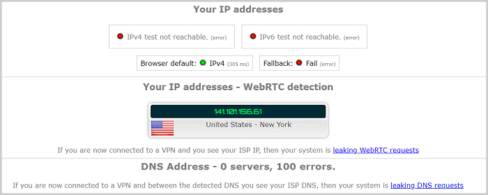 Ivacy-DNS-Leak-Test