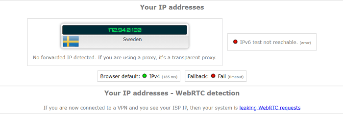 韦伯特-泄漏测试-Celo-VPN