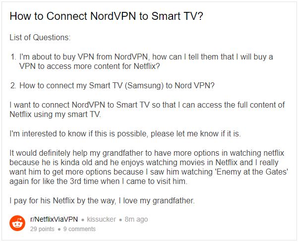 How to Connect NordVPN to Smart TV