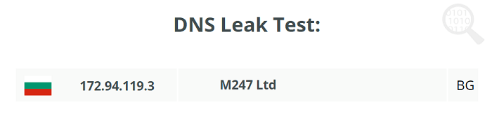 SpyOFF DNS Leak Test-in-USA 