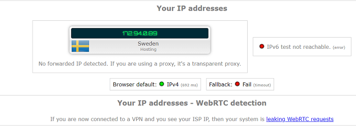 WebRTC-Leak-Test-Swedish-Server-TorrentPrivacy