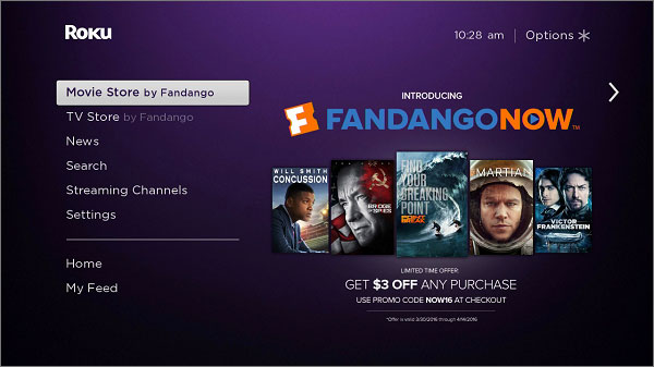 How to Watch FandangoNow on Roku