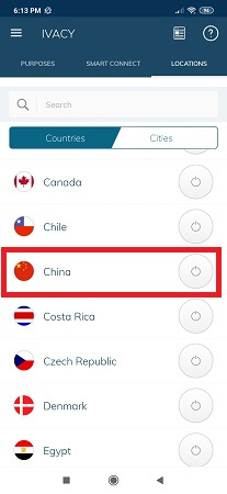 Ivacy-China-app