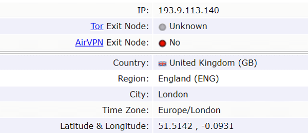 NordVPN DNS和IP泄漏测试-1