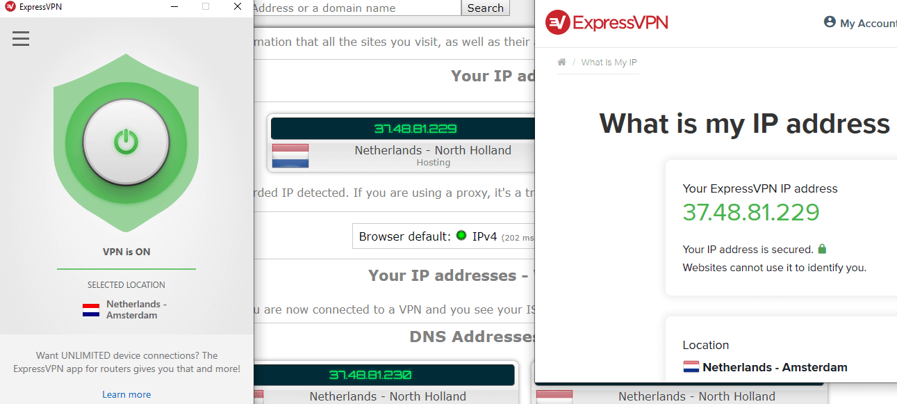 Fuga de ExpressVPN-IP