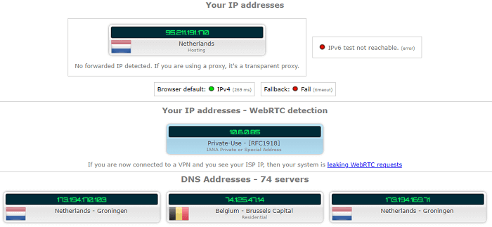 HideIPVPN-DNS-Leak