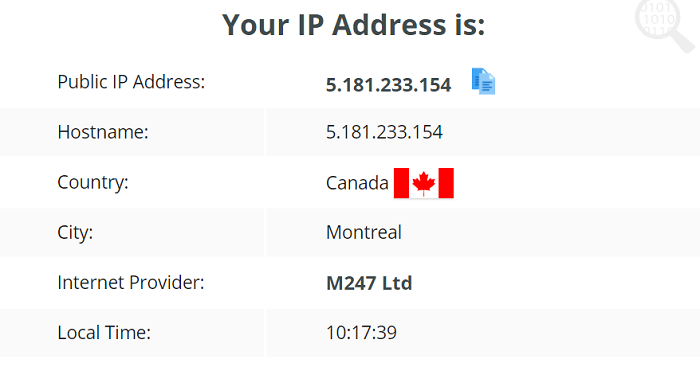 VPN Proxy Master IP Leak Test