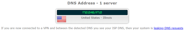 VPN-Onbeperkt-DNS-Lek-Test-Illinois-Server