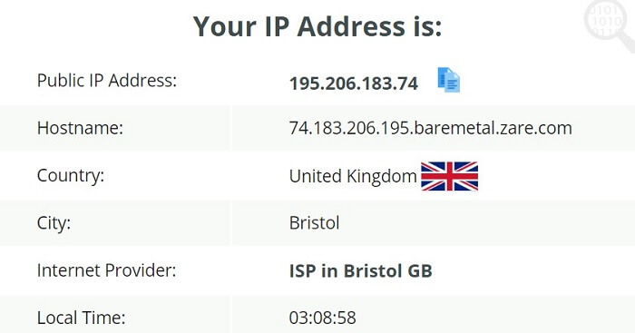 ibVPN-IP-Test