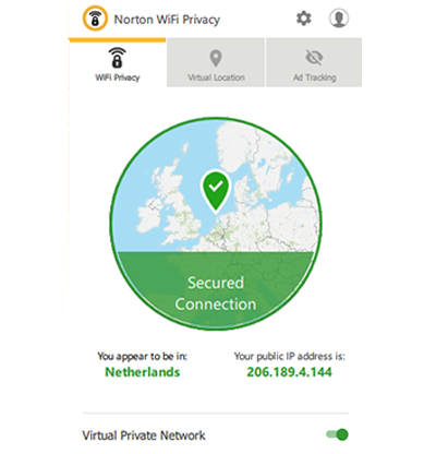 Norton VPN-app voor Windows