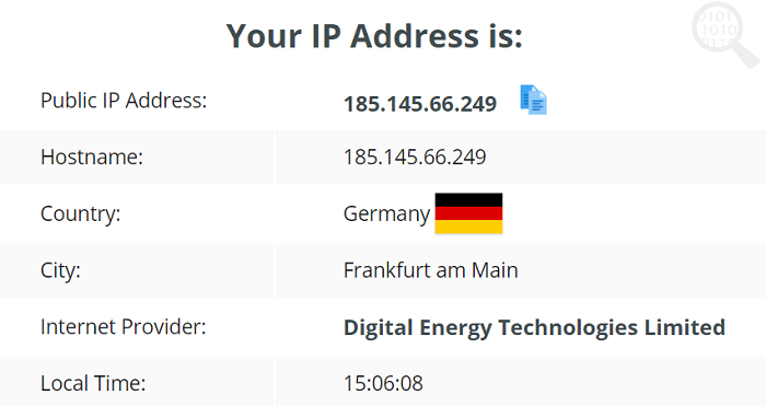 SecurityKISS-IP-Test-in-Germany