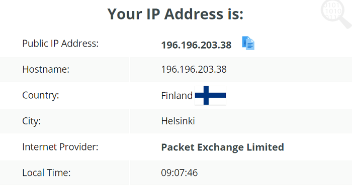 X-VPN-IP-Lektest