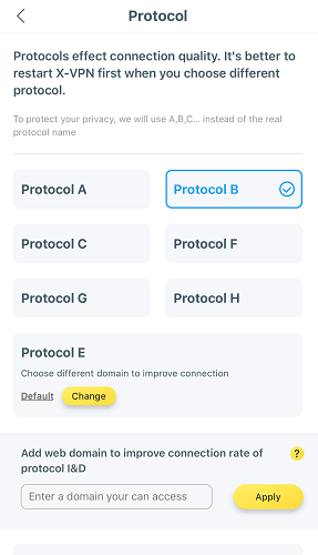 x-vpn-protocol-selectie-menu