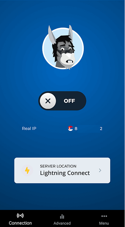 HMA-donkey-android-app-interface
