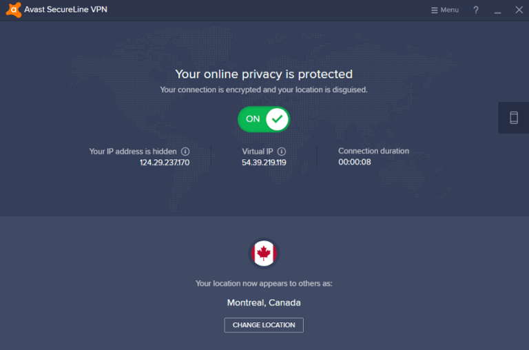 Avast-Secureline-VPN-App-Interface-in-Hong Kong