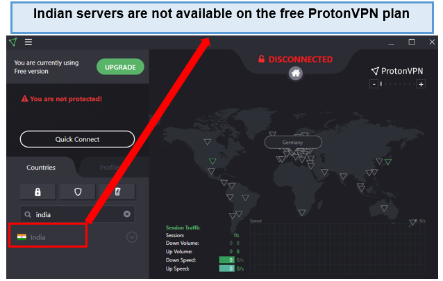 ProtonVPN-free-India