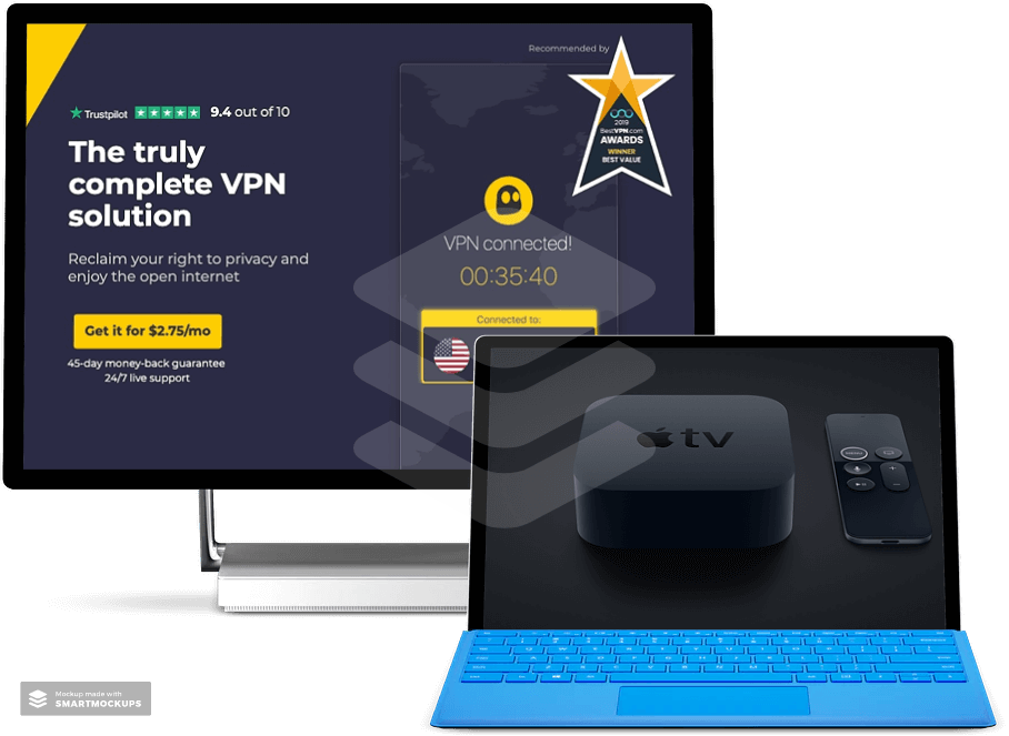 Bestes-VPN-für-Apple-TV-CyberGhost