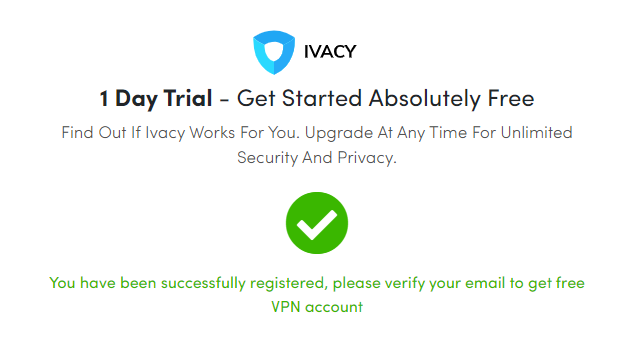 ivacy-1-day-completely-free-trial-email-notification-message