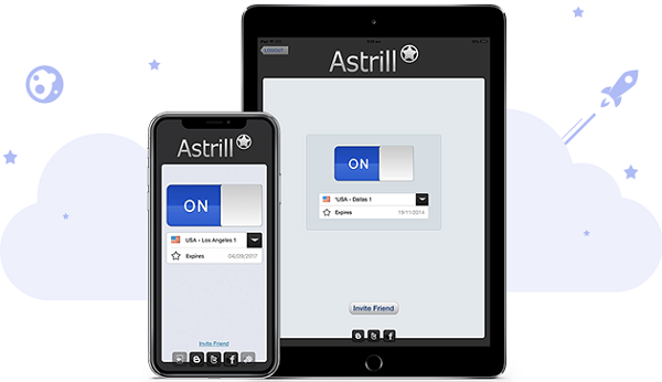 Aplicación Astrill VPN para iOS