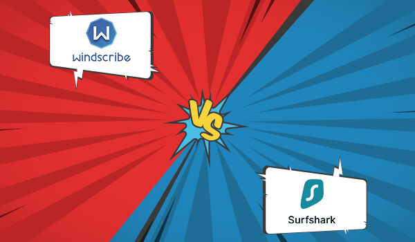 Windscribe vs Surfshark