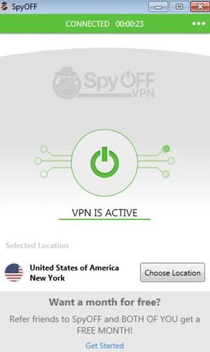 SpyOFF macOS Interface
