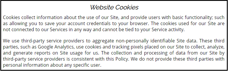 IPVanish-Cookies-Beleid