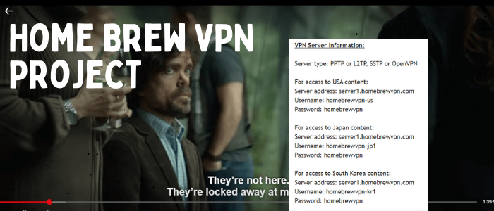 Homebrew VPN与Netflix的作品