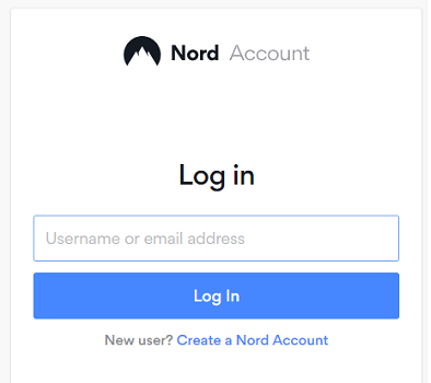 enter-email-address-to-login-to-nordvpn-website