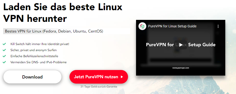 PureVPN-für-Linux