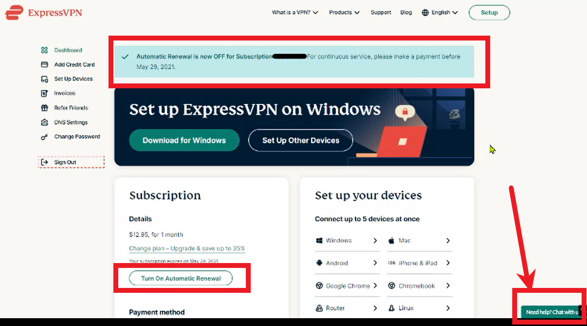 Contact-chat-to-cancel-expressvpn