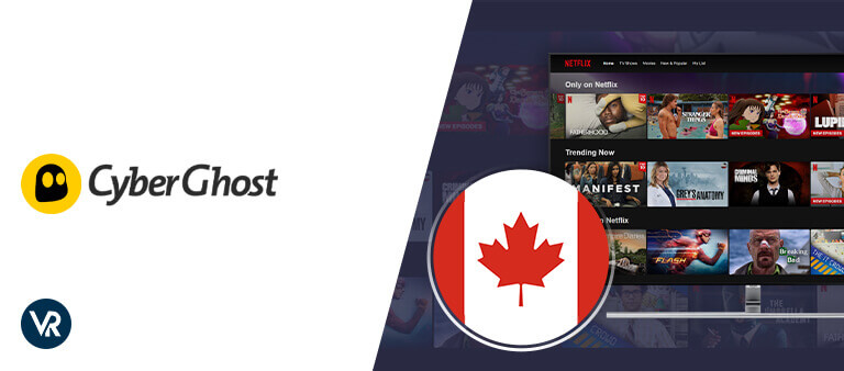 5. CyberGhost - User-friendly VPN to Access American Netflix in Canada