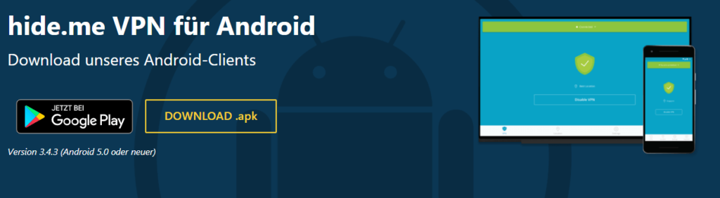 Hide.me-für-Android-kostenlos