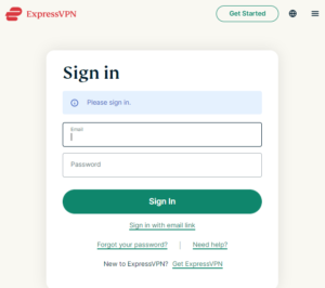 expressvpn-login-screen-in-Italy