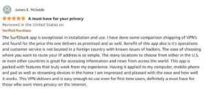 surfshark-user-review-on-amazon-app-store in-India